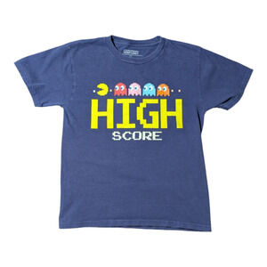 Black PAC-MAN High Score T-Shirt ~ NEW ~ Youth Medium ~ Pixel Arcade Style